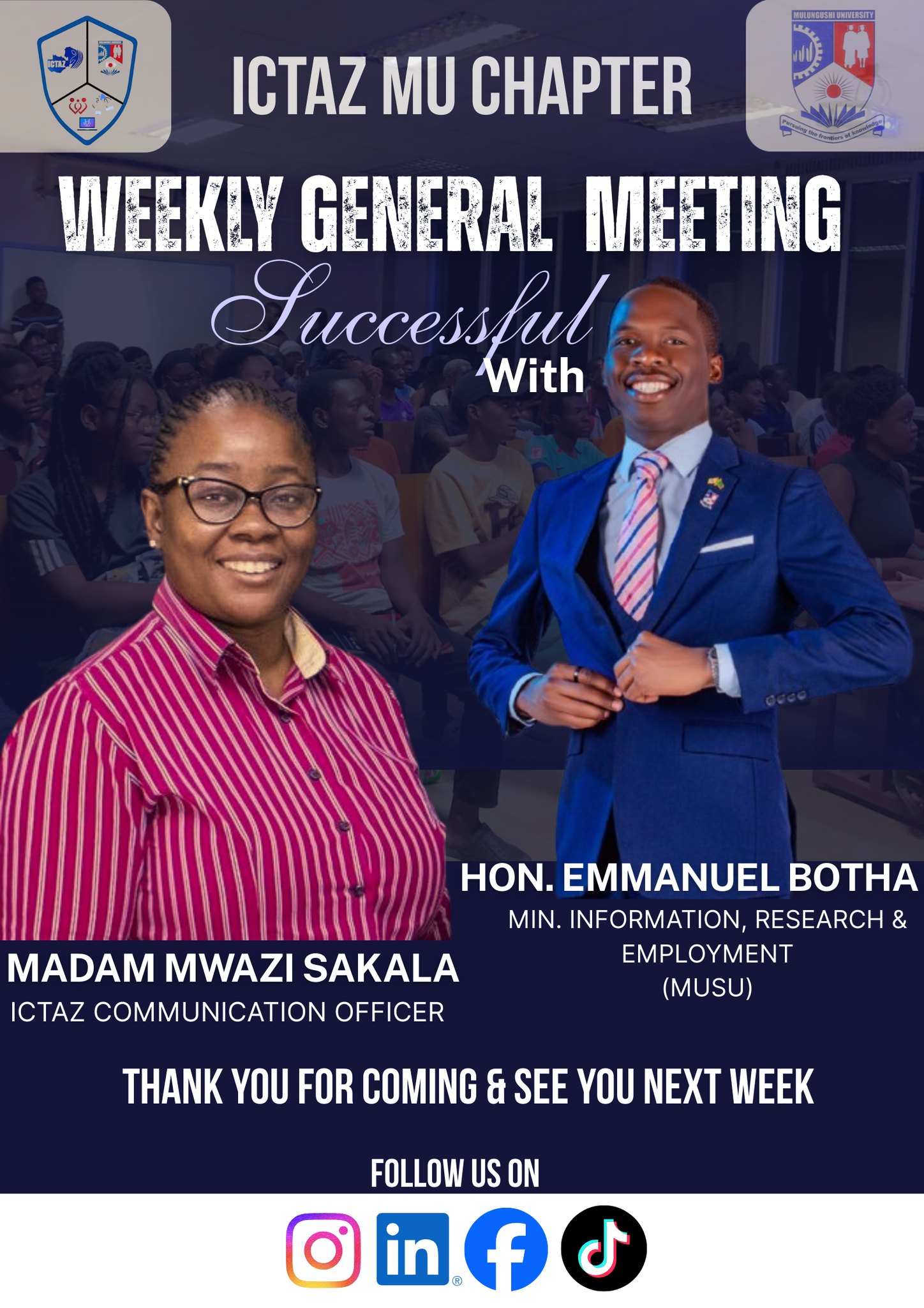 Chapter Meeting Banner Moment